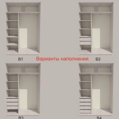 Шкаф-купе 1500 серии SILVER S4+S3Z+B2+PL1 (2 ящика+1 штанга) профиль «Серебро» в Новом Уренгое - novyy-urengoy.mebel24.online | фото 5