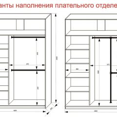 Шкаф-купе 1600 серии SOFT D6+D4+B2+PL2 (2 ящика+1штанга+1 полка) профиль «Капучино» в Новом Уренгое - novyy-urengoy.mebel24.online | фото 9