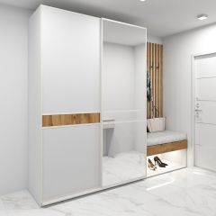 Шкаф-купе 1800 серии SOFT D6+D4+B2+PL2 (2 ящика+1штанга+1 полка) профиль «Капучино» в Новом Уренгое - novyy-urengoy.mebel24.online | фото 5