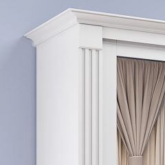 Шкаф-купе 2450 серии NEW CLASSIC K1+K1+K1+B22+PL4 (по 2 ящика лев/прав+F обр.штанга) профиль «Капучино» в Новом Уренгое - novyy-urengoy.mebel24.online | фото 4