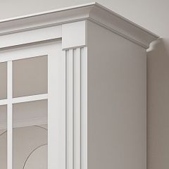 Шкаф-купе 2450 серии NEW CLASSIC K5+K5+K5+B22+PL3 (по 2 ящика лев/прав+1 штанга+1полка) профиль «Капучино» в Новом Уренгое - novyy-urengoy.mebel24.online | фото 4