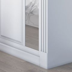 Шкаф-купе 2450 серии NEW CLASSIC K6Z+K1+K6+B22+PL2 (по 2 ящика лев/прав+1 штанга+1 полка) профиль «Капучино» в Новом Уренгое - novyy-urengoy.mebel24.online | фото 5