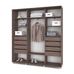 МАРТИН Шкаф-купе Шимо темный (2200*450) М421 в Новом Уренгое - novyy-urengoy.mebel24.online | фото 4