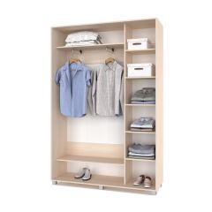 РОЛАНД Шкаф-купе Млечный дуб (450*1500) Р451 в Новом Уренгое - novyy-urengoy.mebel24.online | фото 3