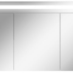 Шкаф-зеркало Аврора 100 с подсветкой LED Домино (DV8012HZ) в Новом Уренгое - novyy-urengoy.mebel24.online | фото 1