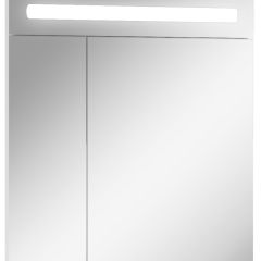 Шкаф-зеркало Аврора 65 с подсветкой LED Домино (DV8006HZ) в Новом Уренгое - novyy-urengoy.mebel24.online | фото 1