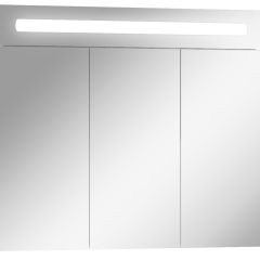 Шкаф-зеркало Аврора 80 с подсветкой LED Домино (DV8009HZ) в Новом Уренгое - novyy-urengoy.mebel24.online | фото 1