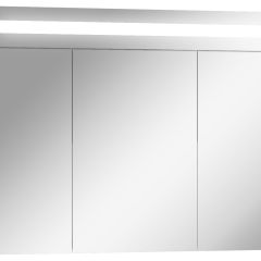 Шкаф-зеркало Аврора 90 с подсветкой LED Домино (DV8011HZ) в Новом Уренгое - novyy-urengoy.mebel24.online | фото 1