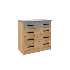 Спальня Асти Комод (Дуб крафт золотой) в Новом Уренгое - novyy-urengoy.mebel24.online | фото