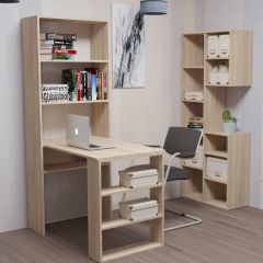 Стеллаж Элемент-1 (дуб сонома) в Новом Уренгое - novyy-urengoy.mebel24.online | фото 6