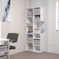 Стеллаж Элемент-2 (белый) в Новом Уренгое - novyy-urengoy.mebel24.online | фото 3