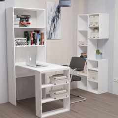 Стеллаж Элемент-2 (белый) в Новом Уренгое - novyy-urengoy.mebel24.online | фото 4