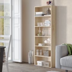 Стеллаж Лофт (Дуб сонома) в Новом Уренгое - novyy-urengoy.mebel24.online | фото