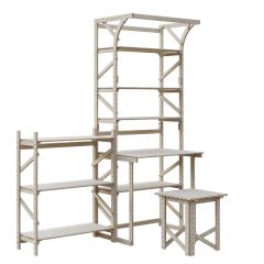 Стеллаж+стол со стойкой Конструктор Арт.СRСт2-1 в Новом Уренгое - novyy-urengoy.mebel24.online | фото 5