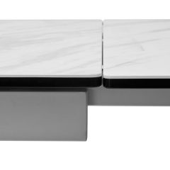 Стол BELLUNO 160 MARBLES KL-99 Белый мрамор матовый, итальянская керамика/ белый каркас, ®DISAUR в Новом Уренгое - novyy-urengoy.mebel24.online | фото 7