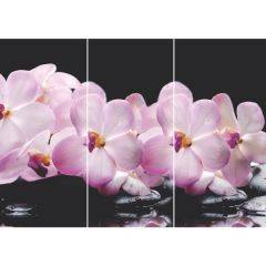 Стол Бостон-3 (Розовая Орхидея) 1100/1420*700, опора Брифинг в Новом Уренгое - novyy-urengoy.mebel24.online | фото 2