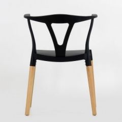 Стул Barneo N-218 Wishbone интерьерный кухонный черный в Новом Уренгое - novyy-urengoy.mebel24.online | фото 2