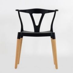 Стул Barneo N-218 Wishbone интерьерный кухонный черный в Новом Уренгое - novyy-urengoy.mebel24.online | фото 3