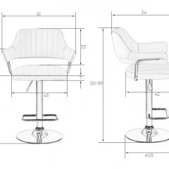 Стул барный DOBRIN CHARLY LM-5019 (черный) в Новом Уренгое - novyy-urengoy.mebel24.online | фото 2