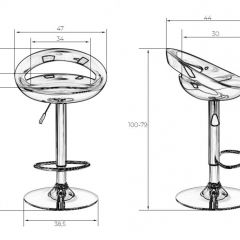 Стул барный DOBRIN DISCO LM-1010 (белый) в Новом Уренгое - novyy-urengoy.mebel24.online | фото 2