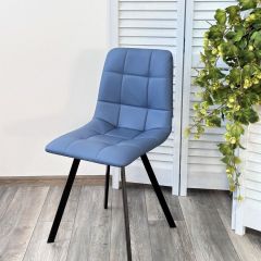 Стул CHILLI-Q SQUARE Oracul 795 Синий, экокожа PU / черный каркас, М-City в Новом Уренгое - novyy-urengoy.mebel24.online | фото 6