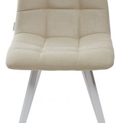 Стул CHILLI SQUARE UF860-01B бежевый, ткань/ белый каркас М-City в Новом Уренгое - novyy-urengoy.mebel24.online | фото 3