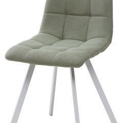 Стул CHILLI SQUARE UF860-11B мятный, ткань/ белый каркас М-City в Новом Уренгое - novyy-urengoy.mebel24.online | фото