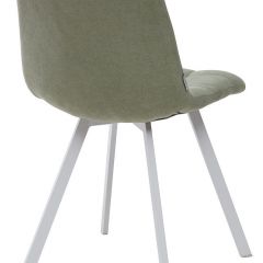 Стул CHILLI SQUARE UF860-11B мятный, ткань/ белый каркас М-City в Новом Уренгое - novyy-urengoy.mebel24.online | фото 2