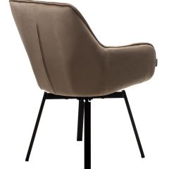 Стул MAVERICK 360 град. поворот. BLUVEL-40 BEIGE/ черный каркас, М-City в Новом Уренгое - novyy-urengoy.mebel24.online | фото 2