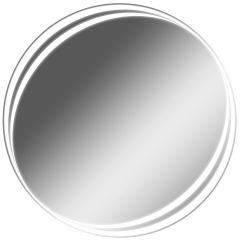 Зеркало Берг 700х700 с подсветкой Домино (GL7055Z) в Новом Уренгое - novyy-urengoy.mebel24.online | фото 1