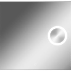 Зеркало Cosmo 100 alum (линза) с подсветкой Sansa (SCL1026Z) в Новом Уренгое - novyy-urengoy.mebel24.online | фото 1