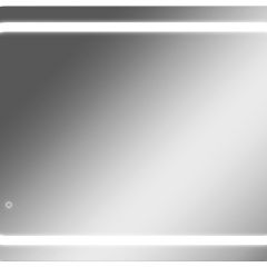 Зеркало Elis 100 white с подсветкой Sansa (SEe1045Z) в Новом Уренгое - novyy-urengoy.mebel24.online | фото 1