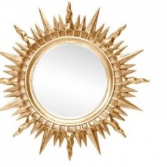 Зеркало круглое золото (1810(1) в Новом Уренгое - novyy-urengoy.mebel24.online | фото
