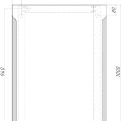 Зеркало Оттава 1000х700 с подсветкой Домино (GL7028Z) в Новом Уренгое - novyy-urengoy.mebel24.online | фото 8