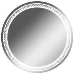Зеркало Прая 700х700 с подсветкой Домино (GL7048Z) в Новом Уренгое - novyy-urengoy.mebel24.online | фото