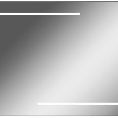 Зеркало Ray 90 black с подсветкой Sansa (SR1036Z) в Новом Уренгое - novyy-urengoy.mebel24.online | фото 1