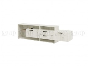 АЛТЕЯ Тумба ТВ (Дуб крафт белый) в Новом Уренгое - novyy-urengoy.mebel24.online | фото 1