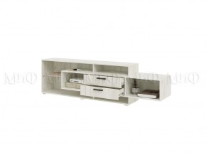 АЛТЕЯ Тумба ТВ (Дуб крафт белый) в Новом Уренгое - novyy-urengoy.mebel24.online | фото 2