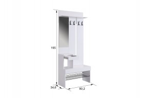 БАСКО Прихожая К10 (кашемир) в Новом Уренгое - novyy-urengoy.mebel24.online | фото 3