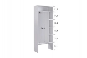 БАСКО Прихожая К10 (кашемир) в Новом Уренгое - novyy-urengoy.mebel24.online | фото 6