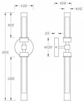 Бра Maytoni Stelo MOD116WL-L7BS3K в Новом Уренгое - novyy-urengoy.mebel24.online | фото 3