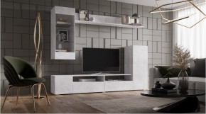 ДАЛЛАС Гостиная (модульная) цемент светлый в Новом Уренгое - novyy-urengoy.mebel24.online | фото