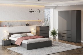 ДЕНВЕР Кровать 1600 (Графит серый) в Новом Уренгое - novyy-urengoy.mebel24.online | фото 4