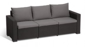 Диван Калифорния 3-х местный (California 3 Sofa), графит в Новом Уренгое - novyy-urengoy.mebel24.online | фото 2