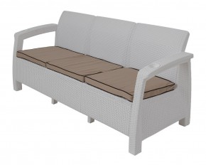 Диван Yalta Premium Sofa 3 Set (Ялта) белый (+подушки под спину) в Новом Уренгое - novyy-urengoy.mebel24.online | фото 1