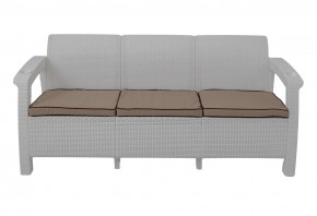 Диван Yalta Premium Sofa 3 Set (Ялта) белый (+подушки под спину) в Новом Уренгое - novyy-urengoy.mebel24.online | фото 2