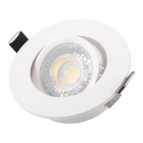 DK3020-WH Встраиваемый светильник, IP 20, 10 Вт, GU5.3, LED, белый, пластик в Новом Уренгое - novyy-urengoy.mebel24.online | фото 2