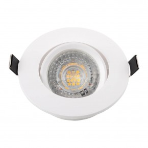 DK3020-WH Встраиваемый светильник, IP 20, 10 Вт, GU5.3, LED, белый, пластик в Новом Уренгое - novyy-urengoy.mebel24.online | фото 4