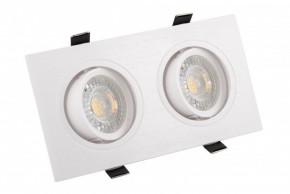 DK3022-WH Встраиваемый светильник, IP 20, 10 Вт, GU5.3, LED, белый, пластик в Новом Уренгое - novyy-urengoy.mebel24.online | фото 1