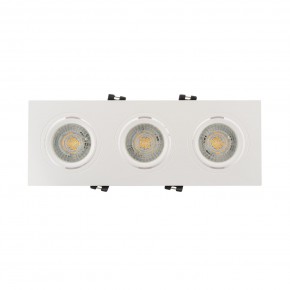 DK3023-WH Встраиваемый светильник, IP 20, 10 Вт, GU5.3, LED, белый, пластик в Новом Уренгое - novyy-urengoy.mebel24.online | фото 1